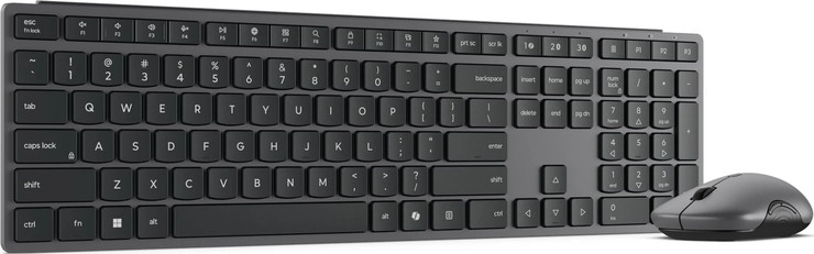 סט מקלדת ועכבר אלחוטיים Lenovo 700 Modern Multi-Device Wireless GX31S04970 - צבע אפור