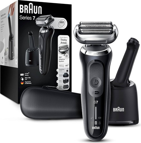 מכונת גילוח בראון סדרה 7 עם מתקן שטיפה Braun 7085CC
