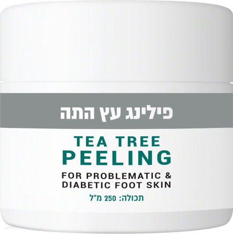 פילינג עץ התה לכף רגל 250 מ"ל Tea tree peeling