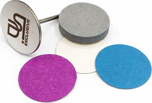סט דיסק + מדבקות שיוף 4 יח׳ Ø 25 מ״מ Pedicure set