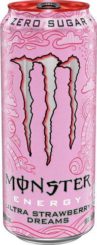 Monster Strawberry מונסטר משקה בטעם תות