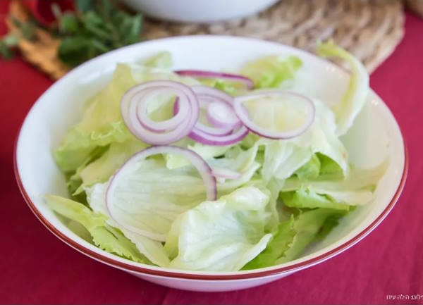 קערת סלט 1 ליטר פס אדום קורנינג