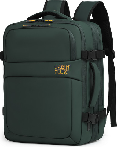 תיק עליה למטוס מתרחב 40x30x20cm מבית החברה הקנדית ®CABIN FLUX דגם Iconic Army Green