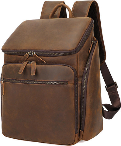 תיק גב Afterburnr Ultra 15L למחשב 16 אינץ' מעור אמיתי מבית כאמל מאונטין