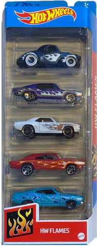 מארז 5 רכבי הוט ווילס פליימס | Hot Wheels HW Flames 5 Pack