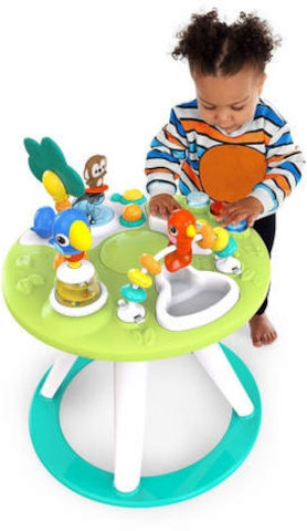 מרכז פעילות אורקולי 2 ב-1 עם כיסא מסתובב 360° ושולחן 10 פעילויות