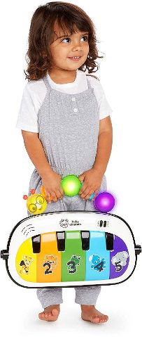 משחקיית פעילות מוסיקלית פסנתר הקסם 4 ב-1