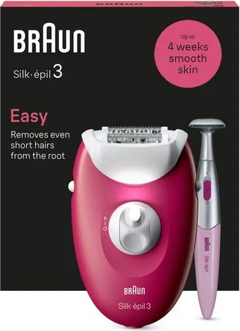 מכשיר להסרת שיער Braun בראון Silk Epil Series 3 3-202