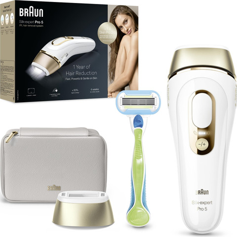 מסיר שיער בטכנולוגיית IPL לנשים Braun בראון Silk expert Pro 5 PL5052