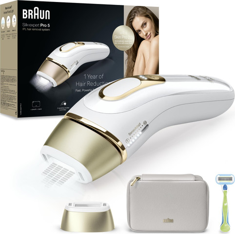 מסיר שיער בטכנולוגיית IPL לנשים Braun בראון Silk expert Pro 5 PL5052