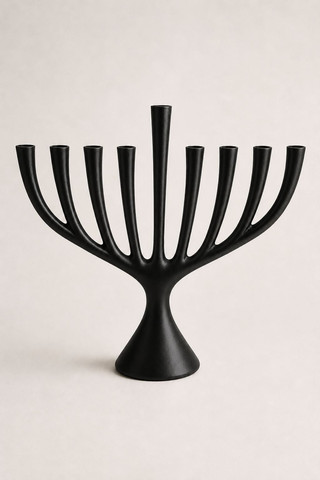 חנוכייה ORIN  שחור