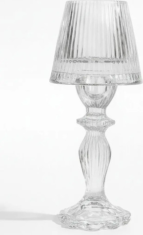 פמוט LAMP זכוכית 22 ס''מ