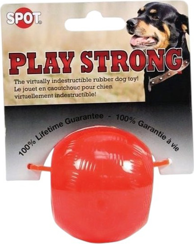 PLAY STRONG - כדור משחק חזק במיוחד לכלבים קטנים 6.3 ס"מ