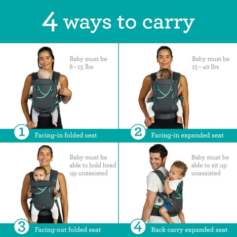 מנשא Carry On Active Multi-Pocket מבית Infantino