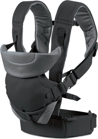 מנשא Flip 4-in-1 Light & Airy מבית Infantino - צבע אפור כהה