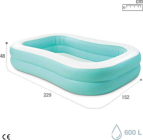 בריכה מלבנית מתנפחת בגודל 229X152 ס"מ 57181 - Intex