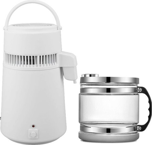 מזקק מים ביתי מנירוסטה - 1.5 ליטר לשעה Stainless steel water distiller