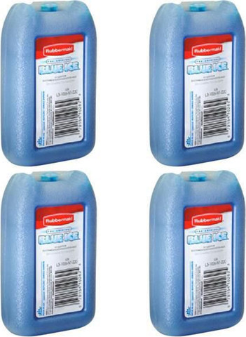 קרחום לצידנית מבצע 4 יח' 400 מ"ל שומר קור ל 2-3 ימים RUBBERMAID