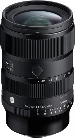 SIGMA 17-40mm F1.8 DC DN - ART for L-Mount עדשה למצלמה