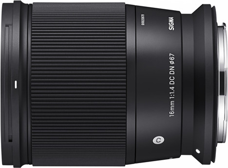 SIGMA 16mm F1.4 DC DN - C For Canon RF עדשה למצלמה