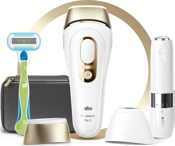 מסיר שיער בטכנולוגיית Braun IPL בראון Silk Expert Pro 5 IPL5146