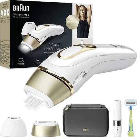 מסיר שיער בטכנולוגיית Braun IPL בראון Silk Expert Pro 5 IPL5146