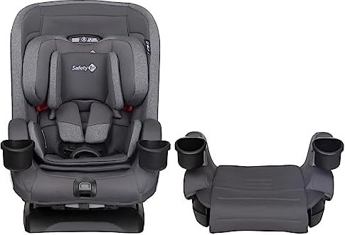 כסא בטיחות דו-כיווני צר מלידה ועד 45 קג דגם Slim Ride צבע אפור