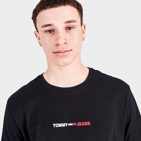 טי שירט שרוול קצר Tommy  Hilfiger דגם Linear Logo