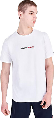 טי שירט  Tommy  Hilfigerלגברים דגם Linear Logo