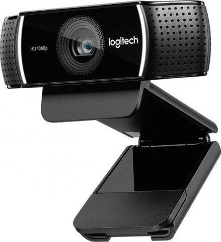 מצלמת רשת Full HD 1080p מקצועית כולל מיקרופון מובנה Logitech לוג'יטק Pro Stream C922
