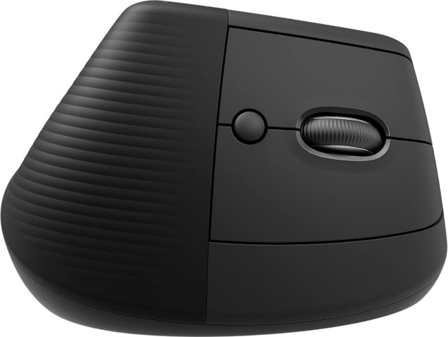 עכבר אלחוטי ארגונומי מתקדם Logitech לוג'יטק Vertical Lift - Graphite
