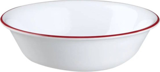 קערת מרק 532ml פס אדום קורנינג