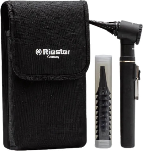 אוטוסקופ כיס מקצועי (בודק אוזניים). Riester Professional Pocket Otoscope (Made in Germany)