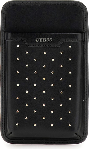 תיק לפלאפון דמוי עור מבית GUESS דגם PW7469P4440-BLA