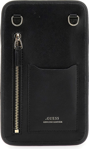 תיק לפלאפון דמוי עור מבית GUESS דגם PW7469P4440-BLA