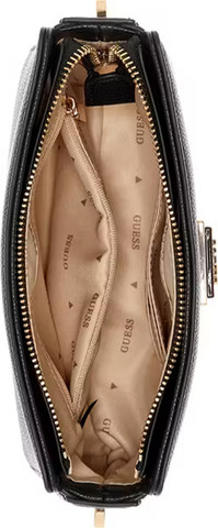 תיק דמוי עור לאישה מבית Guess קולקציית MERIDIAN דגם BG877812-BLA
