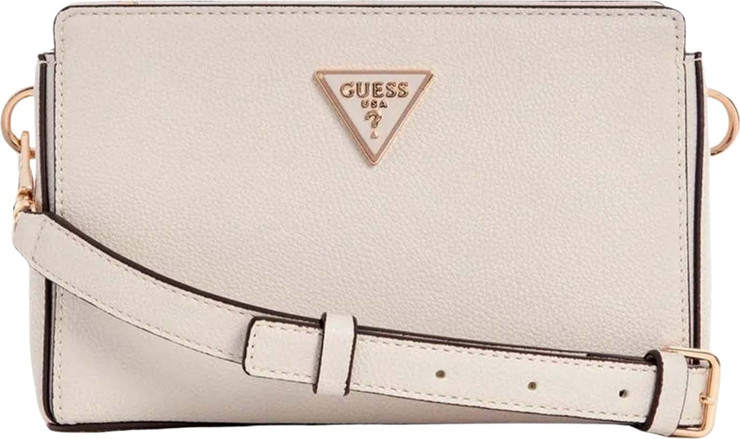 תיק דמוי עור לאישה מבית Guess קולקציית MERIDIAN דגם BG877812-IVO