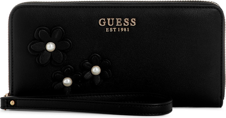 ארנק דמוי עור לאישה מבית Guess דגם BG7330146-BLA