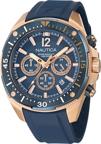 שעון יד לגבר של NAUTICA מקולקציית NCT BLUESAIL דגם NAPBSS503