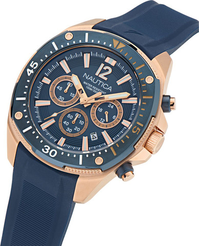 שעון יד לגבר של NAUTICA מקולקציית NCT BLUESAIL דגם NAPBSS503