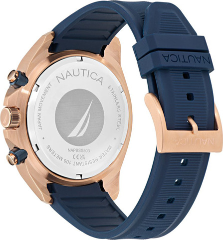 שעון יד לגבר של NAUTICA מקולקציית NCT BLUESAIL דגם NAPBSS503
