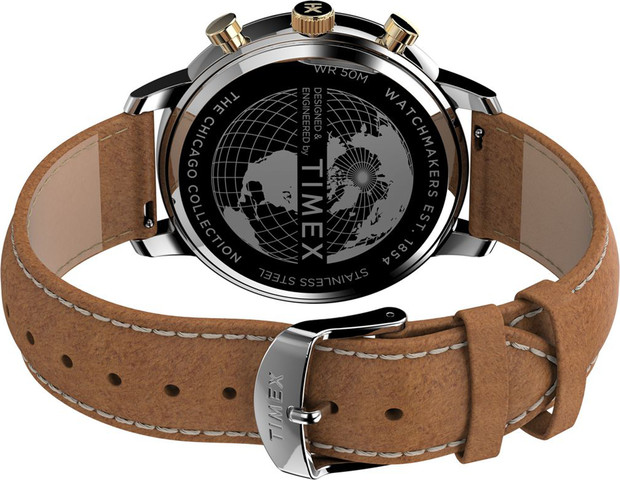 שעון יד לגבר של Timex מקולקציית CHICAGO דגם TW2U39000