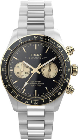 שעון יד לגבר של Timex מקולקציית WATERBURY HERITAGE דגם TW2Y24000