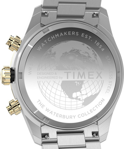שעון יד לגבר של Timex מקולקציית WATERBURY HERITAGE דגם TW2Y24000