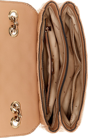 תיק צד דמוי עוד GUESS דגם G-QG874820-BEI