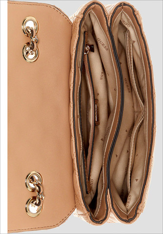 תיק צד דמוי עור GUESS דגם G-QG967320-BEI