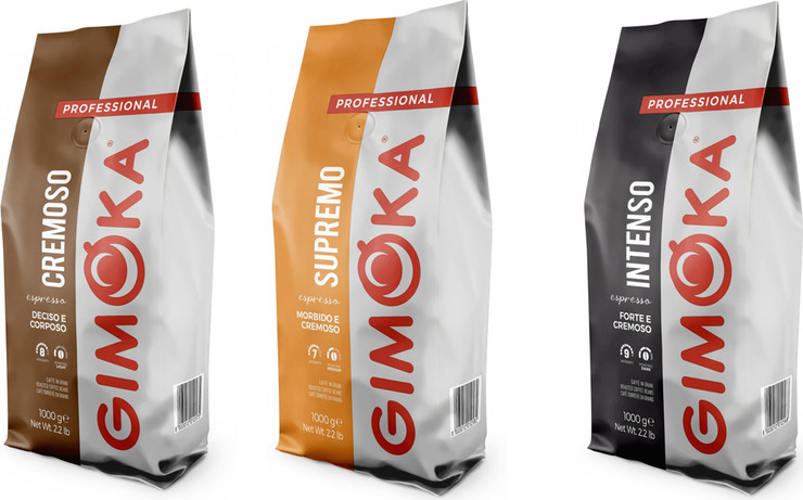 3 ק"ג פולי קפה תוצרת GIMOKA PRO תוצרת איטליה