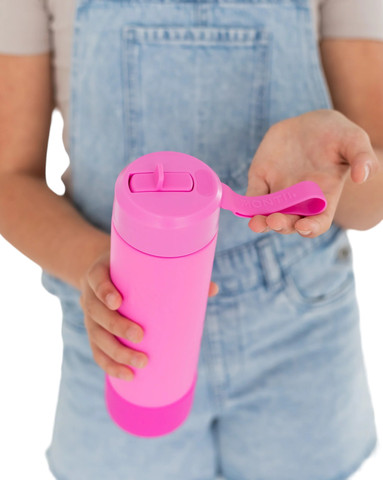 בקבוק ספורט תרמי גדול L מנירוסטה 700 סמ"ק Sipper Calypso + בולם זעזועים (במפר)