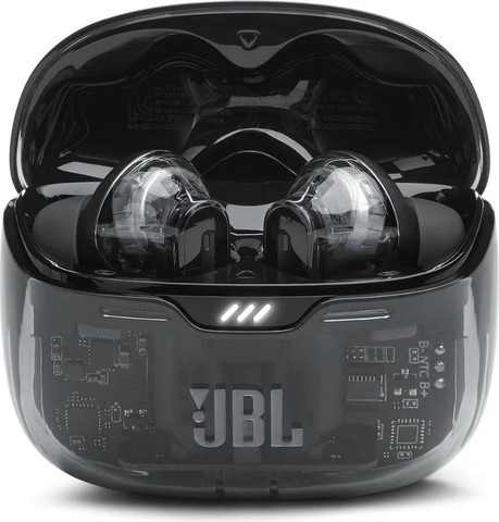 אוזניות TWS אלחוטיות JBL ג'יי בי אל Tune Beam שחור שקוף