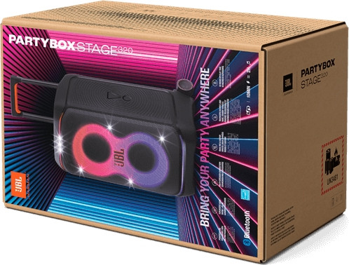 רמקול בידורית נייד JBL ג'יי בי אל PartyBox 320 - שחור